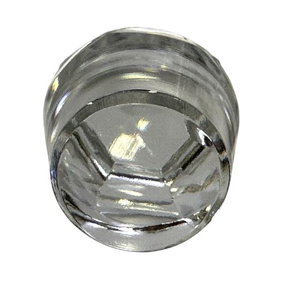 Heavy Lead Crystal Diamond Cut Square Vintage 9.75" Decanter-Excellent - Picture 5 of 8